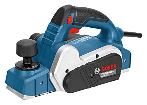 Bosch Professional Handhobel GHO 16-82, Parallelanschlag, Sechskantstiftschlüssel SW 2,5, Stoffstaubbeutel, 1 Stück, 06015A4000